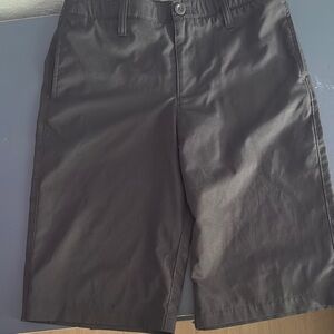 Under Armour Black Flat Front Shorts